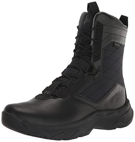 Under Armour Men’s Stellar G2 Waterproof Tactical Boot Black/Black/Gray Size 11