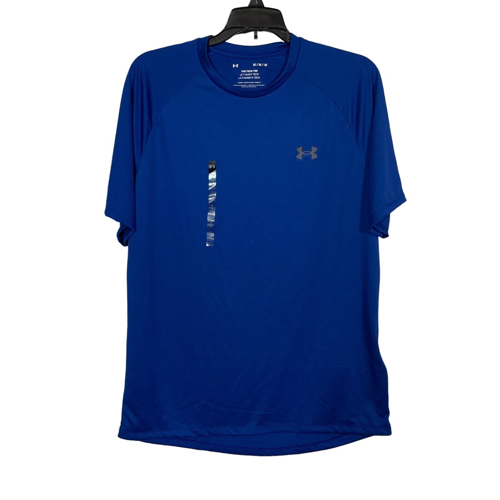 Under Armour Men Tech 2.0 Short Sleeve T-Shirt  Sizes Medium cobalt blue