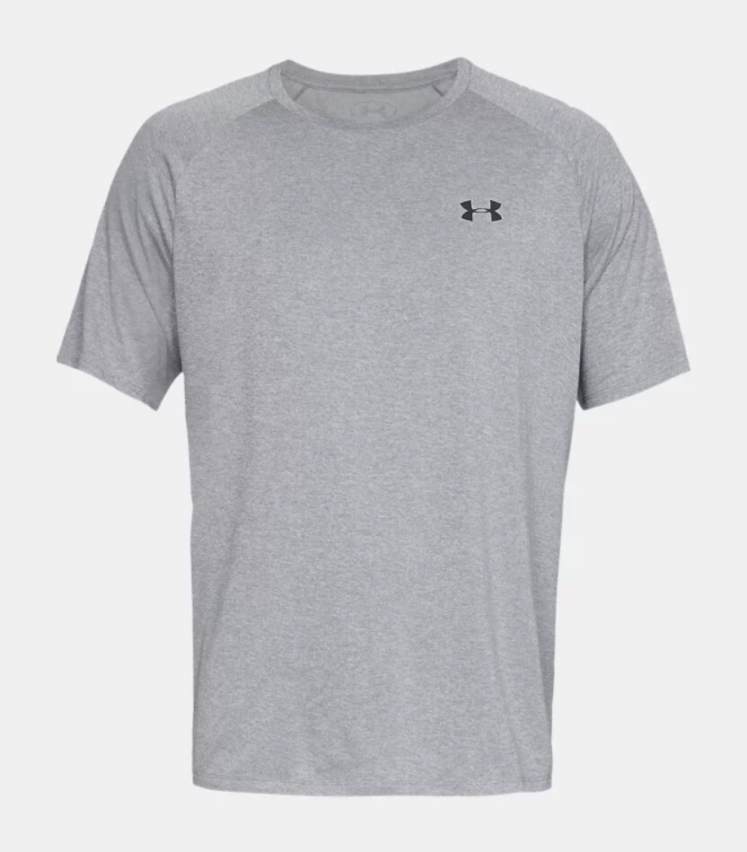 Under Armour Men’s Steel Light Grey UA Tech 2.0 Crew-Neck Short Sleeve T-Shirt
