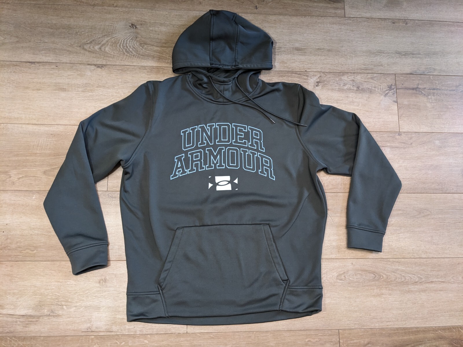 Under Armour Coldgear Fleece Loose Fit  Hoodie Script Pullover 1366721 Large L