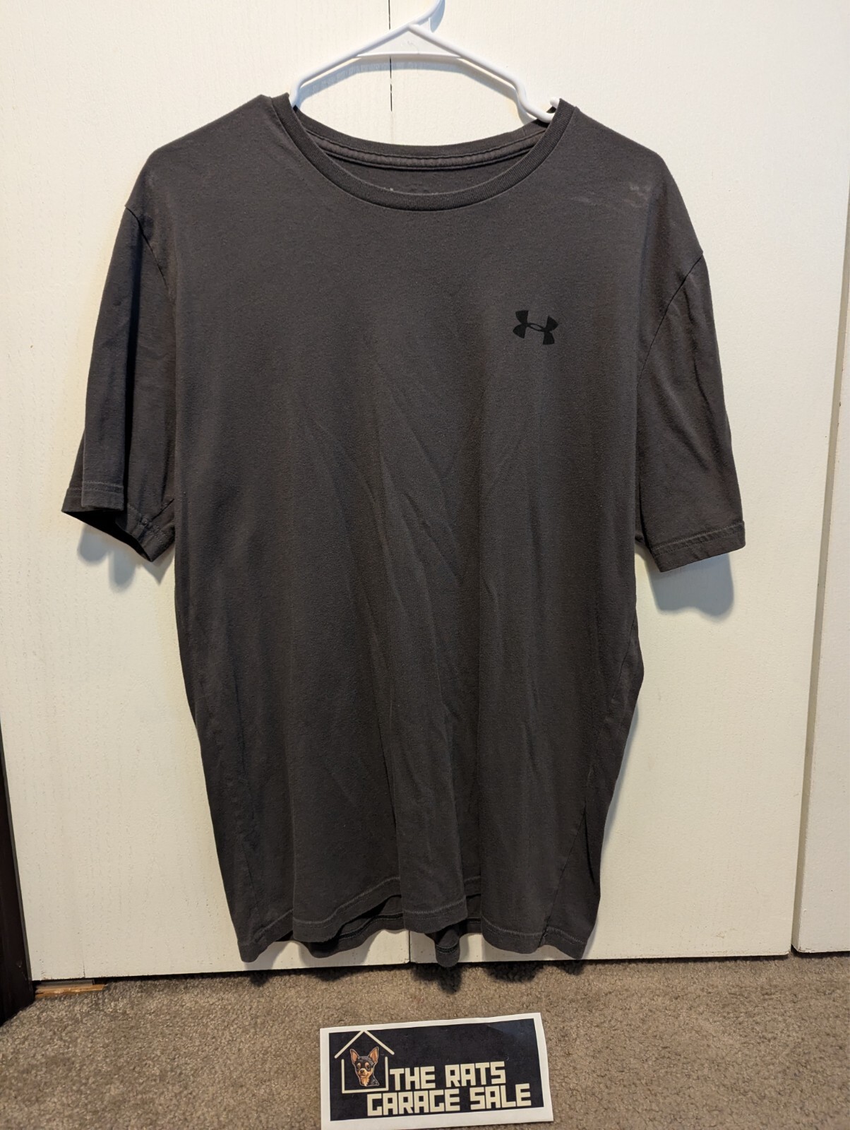 Under Armour UA Tech Heatgear Short Sleeve Tee T-Shirt Men’s L Gray