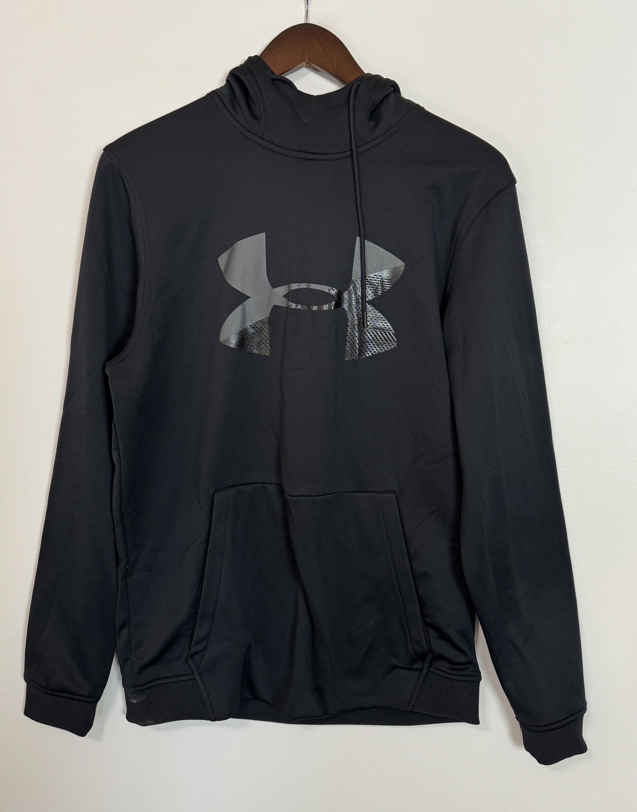 #224 UNDER ARMOUR Cold Gear Pull up Men’s Hoodie Size M  BLACK