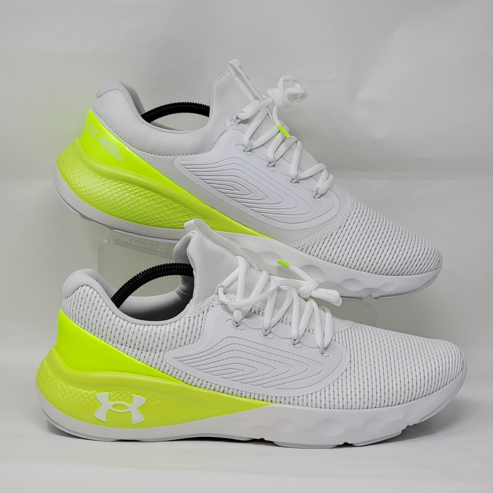 Under Armour Mens Sz 12 UA Charged Vantage 2 Running Shoes White 3024873 107 New
