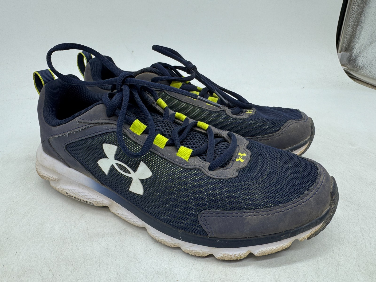 Under Armour Charged Assert 9 Athletic Running Sneakers Men’s Midnight Navy – 9