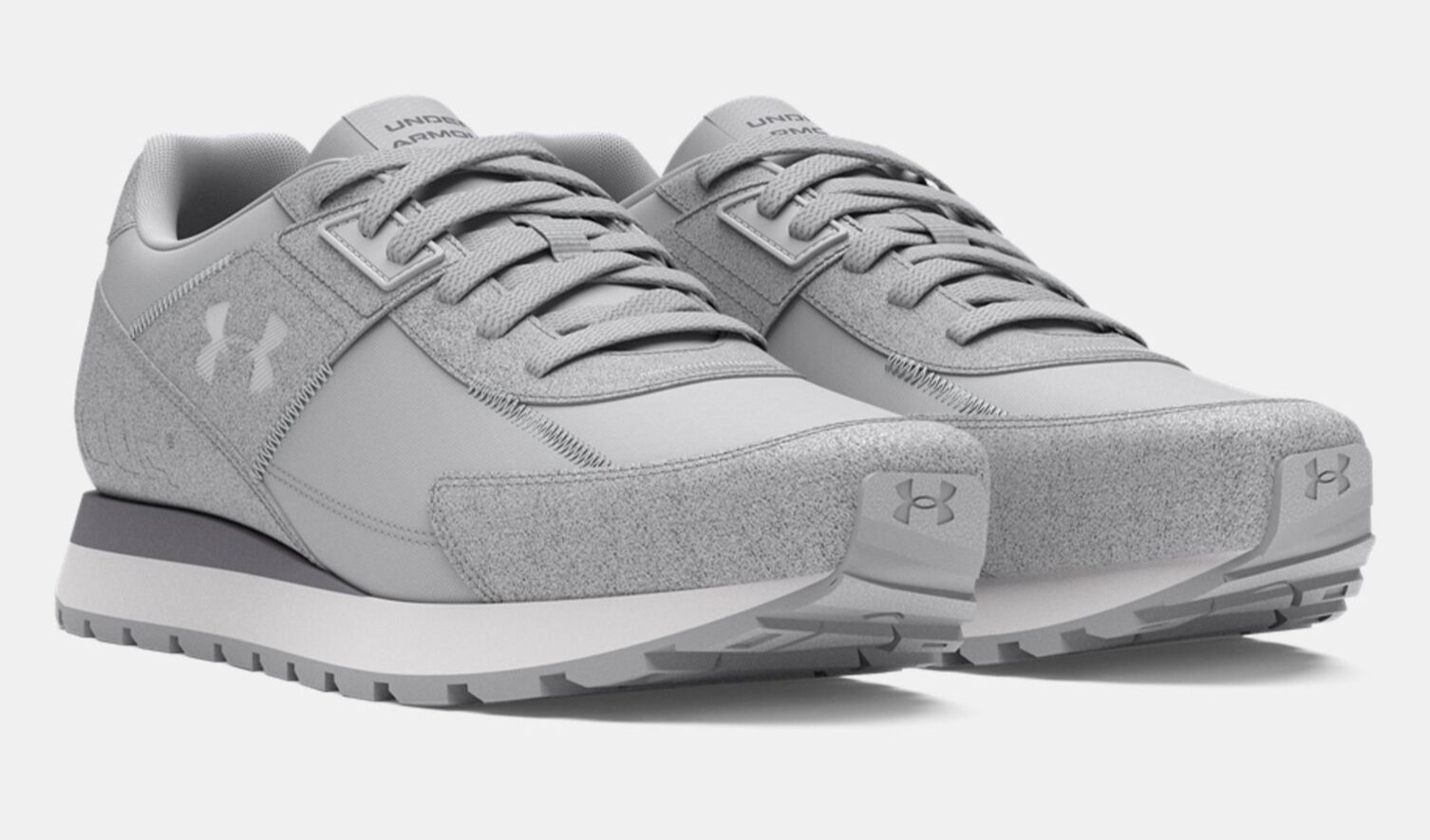 NWOB Under Armour  3028408 Men’s Gray UA Essential Runner Training Shoes 13 M