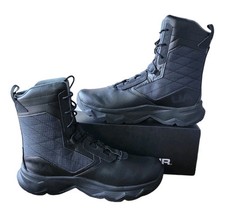 UNDER ARMOUR MENS Black Stellar G2 8″ Tactical Boot 3024946-001 Size 11