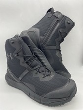 Under Armour Micro G Valsetz Zip Tactical Boots Size 14 Black 3023748-001