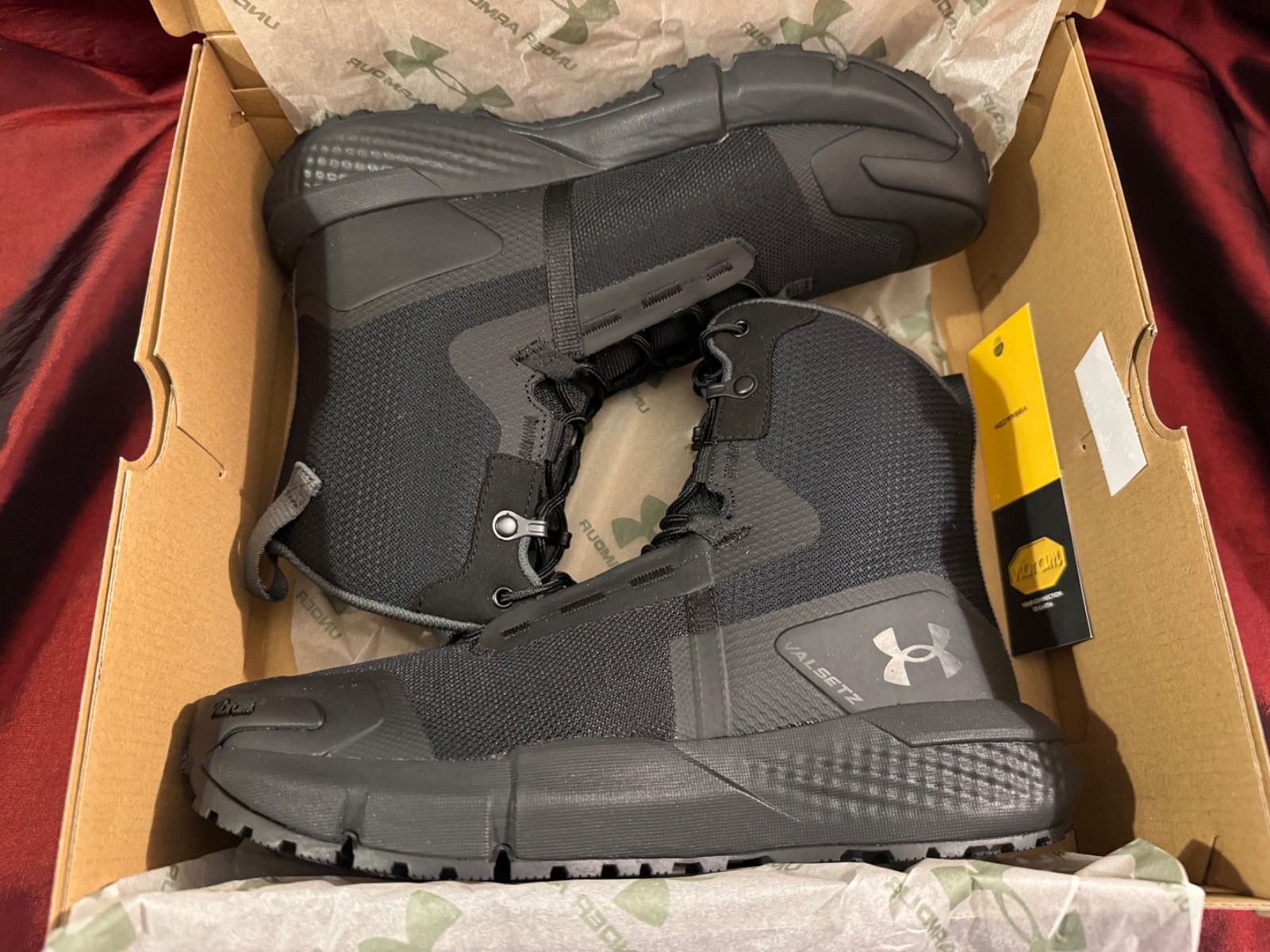 *Read* Under Armour UA Valsetz Charged Tactical 8″ Boot Mens 7.5 (No Side Zip)