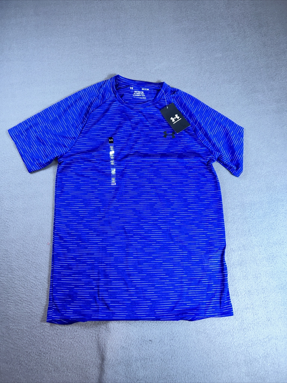 Under Armour Men’s NWT Tech T-Shirt 2.0 Small Blue Stretch