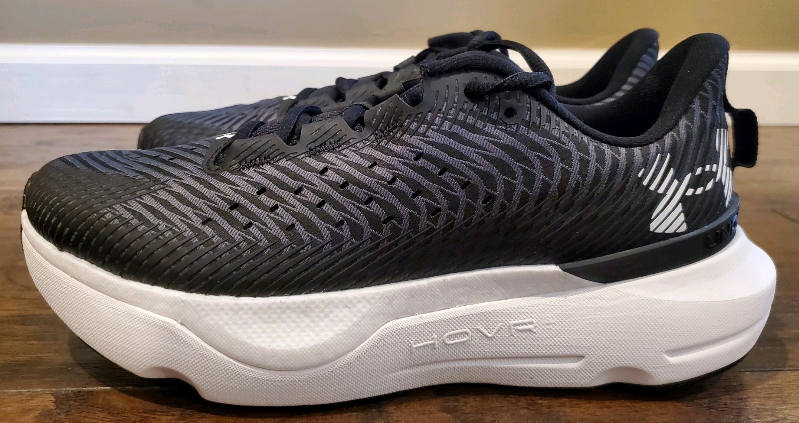 Under Armour UA Infinite Pro Running Shoes Men’s Size 7 Black Gray 3027190-001