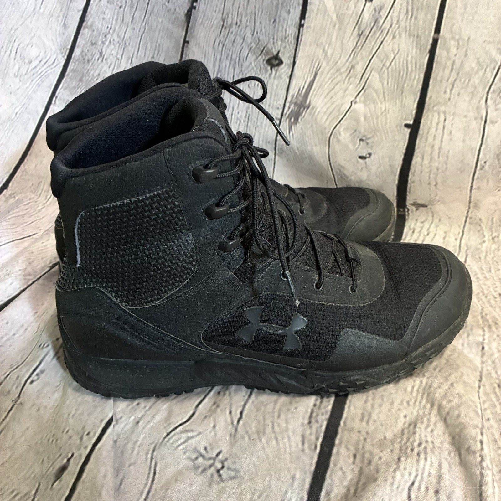 Under Armour Valsetz RTZ Black 1250234-001 Men’s Tactical Hiking Boots SZ 11.5