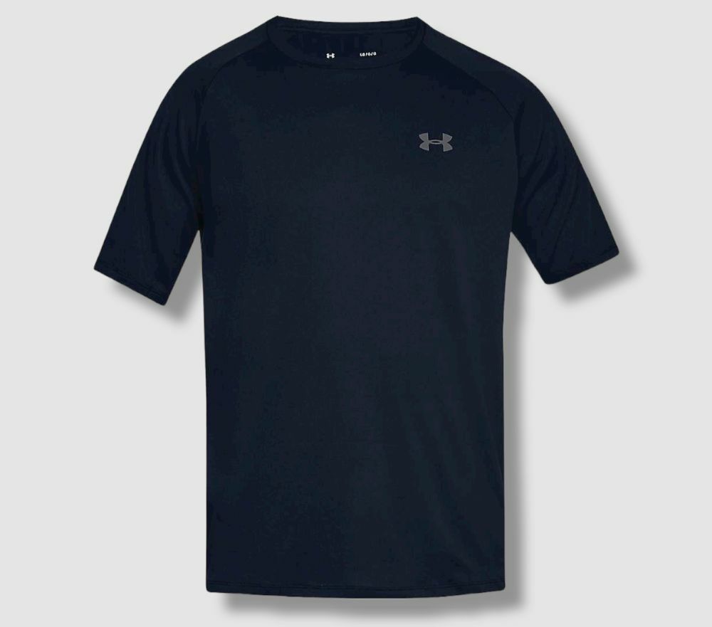 $25 Under Armour UA Men Blue Short-Sleeve Tee Crew-Neck Tech T-Shirt Size XL