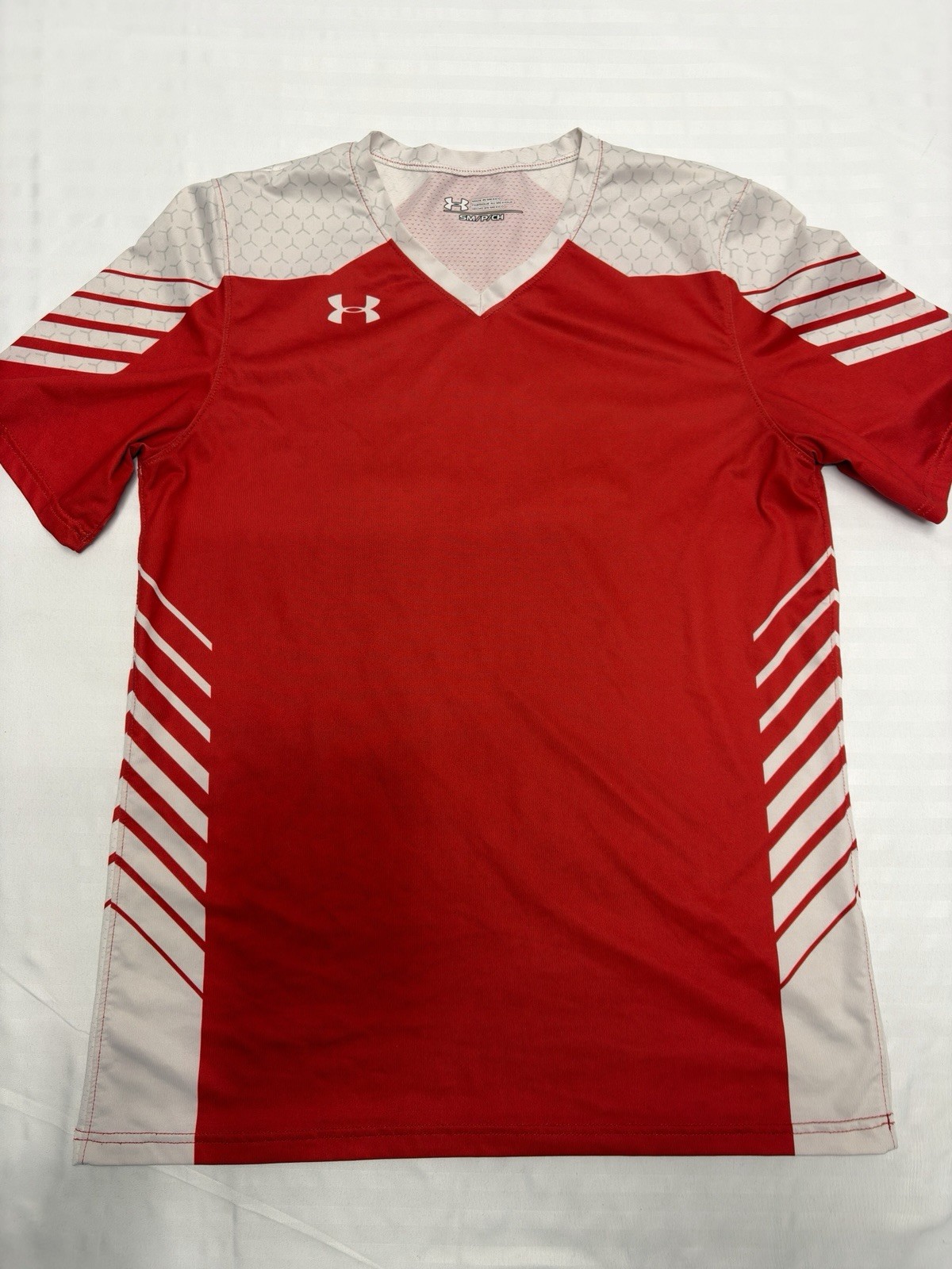 UNDER ARMOUR HEATGEAR MEN TRAINING COMPRESSION SHIRT JERSEY #10 ORIGINAL SIZE S