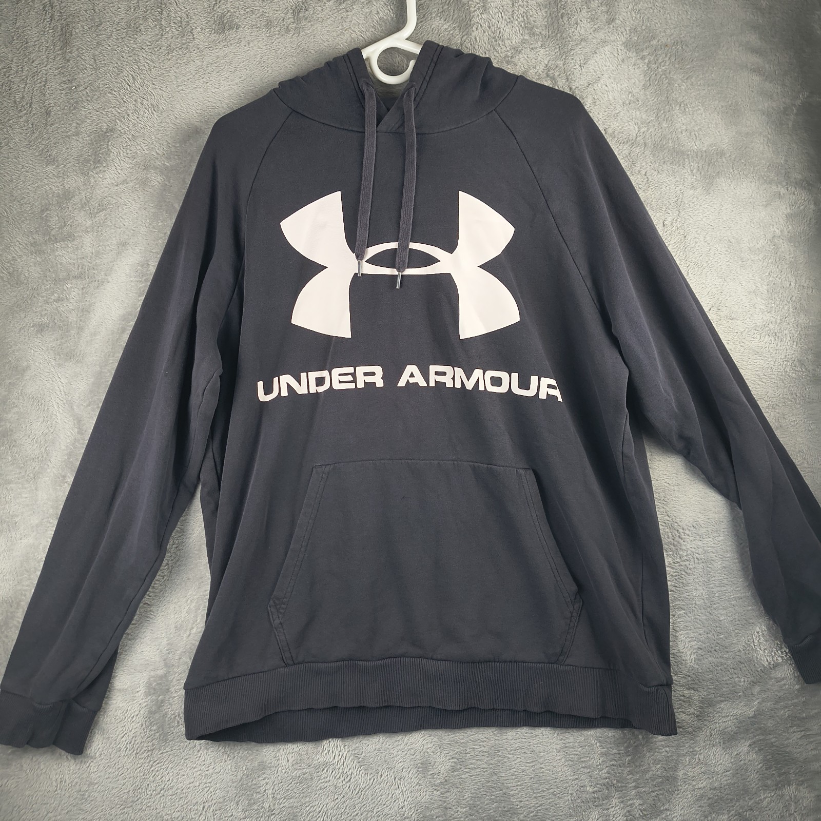 Under Amour Black   Big Logo Hoodie XL