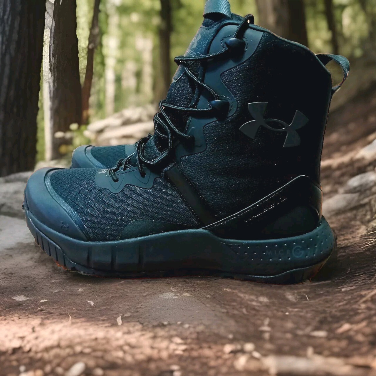 Under Armour Micro G Valsetz Zip Tactical Boots 3023748-001 Black Men’s Size 14