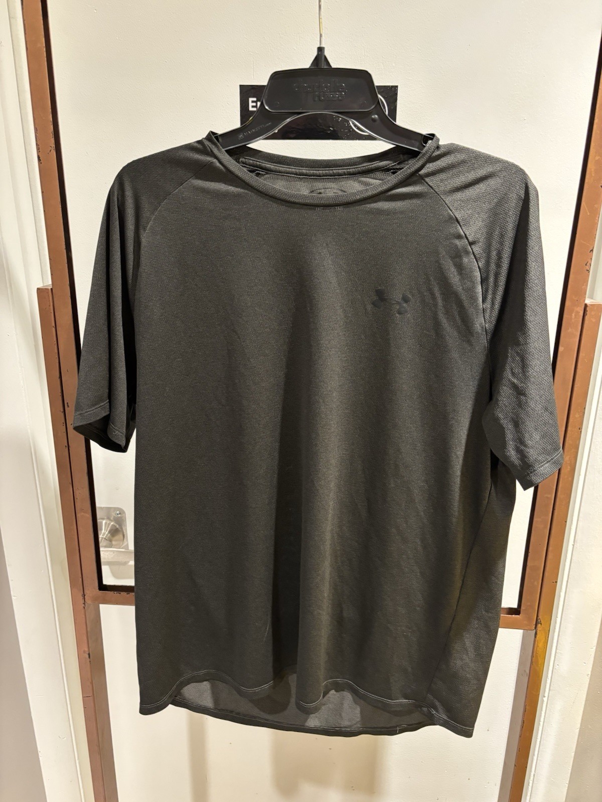 Under Armour Tech Tee. Size large. Short sleeve. Polyester. No holes or stains