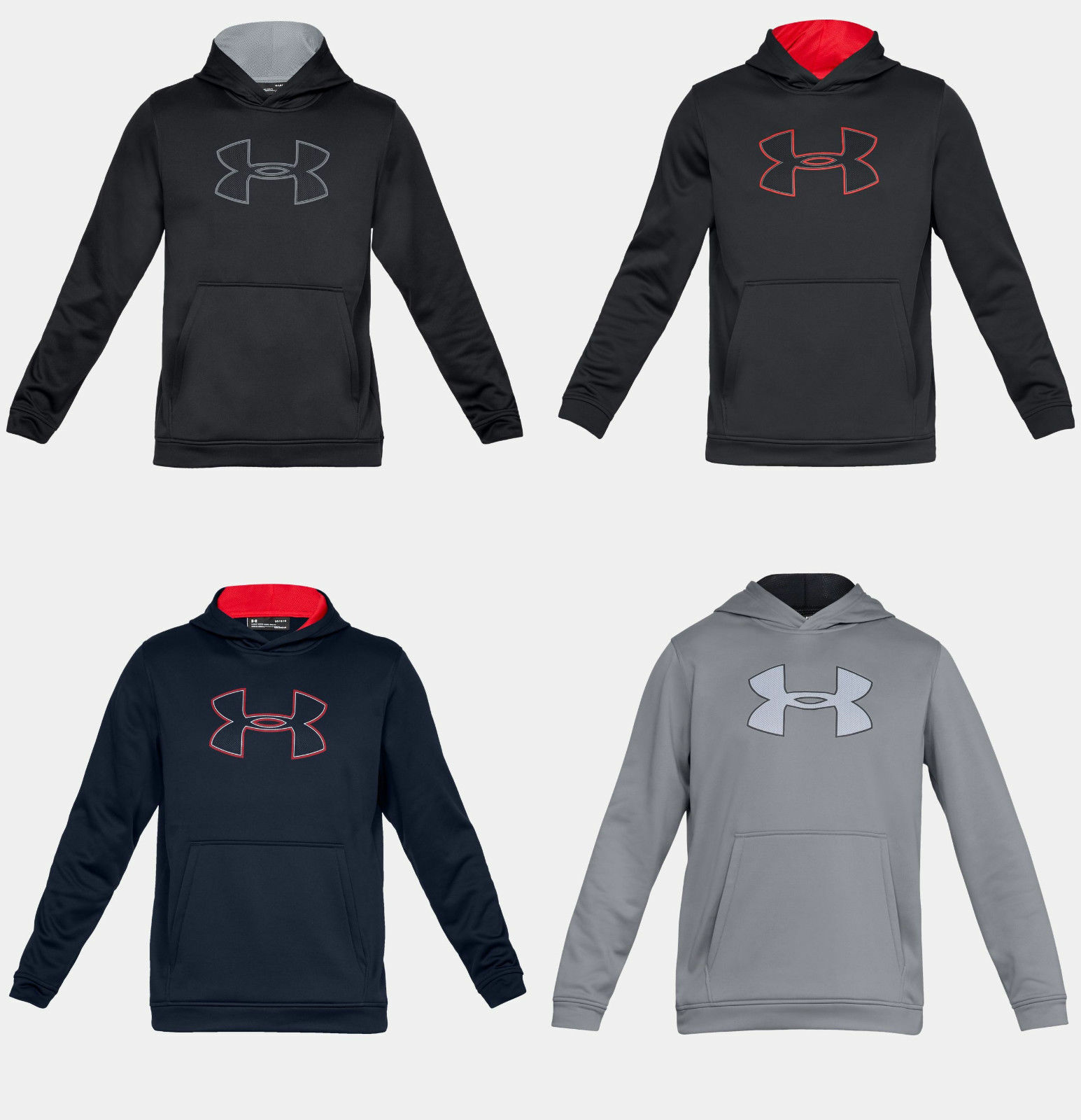NEW Under Armour Men’s UA Big Logo Hoodie Hooded Sweatshirt CHOOSE SIZES/COLORS