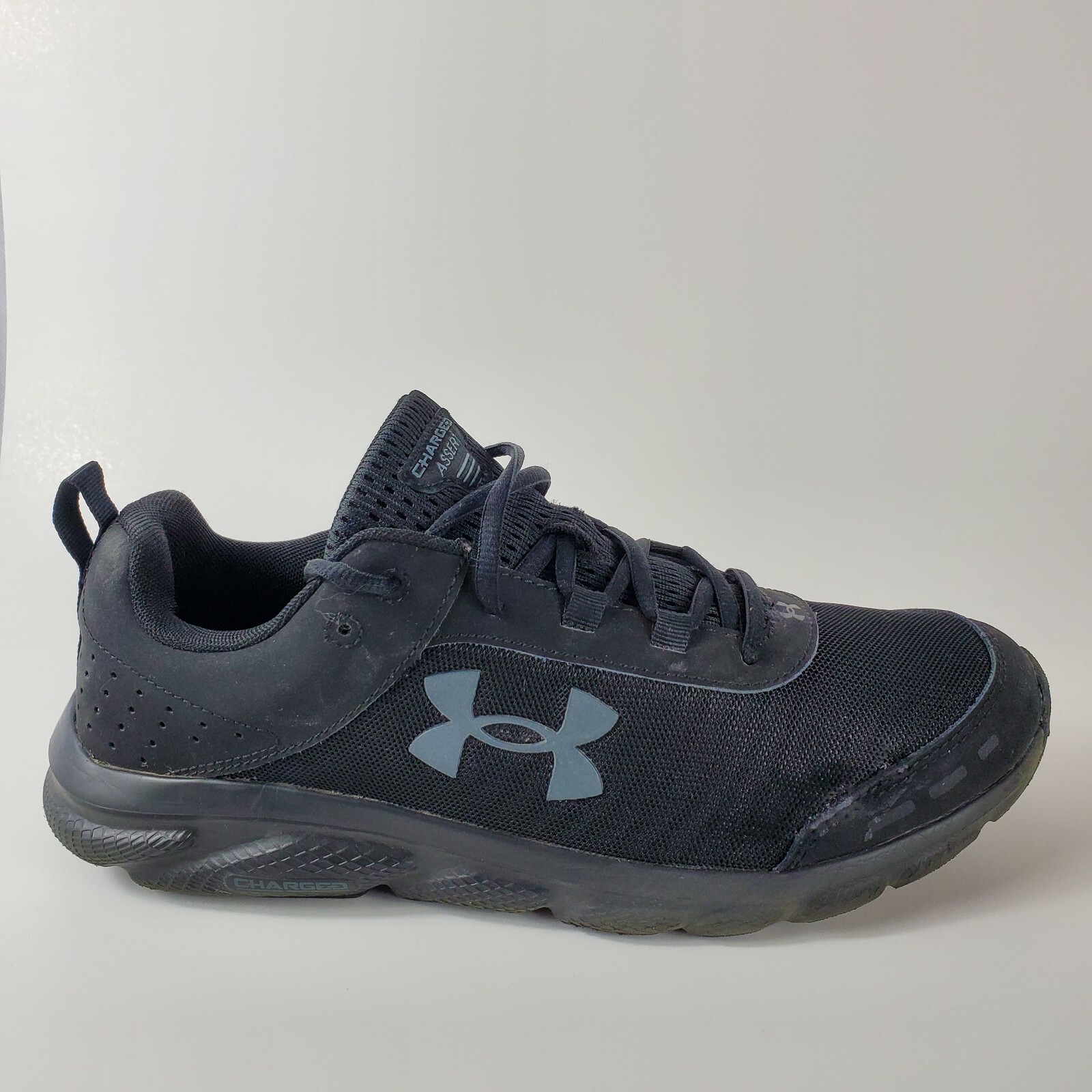 Under Armour Mens Sz 10 Charged Assert 8 Running Shoe Black 3021952-002