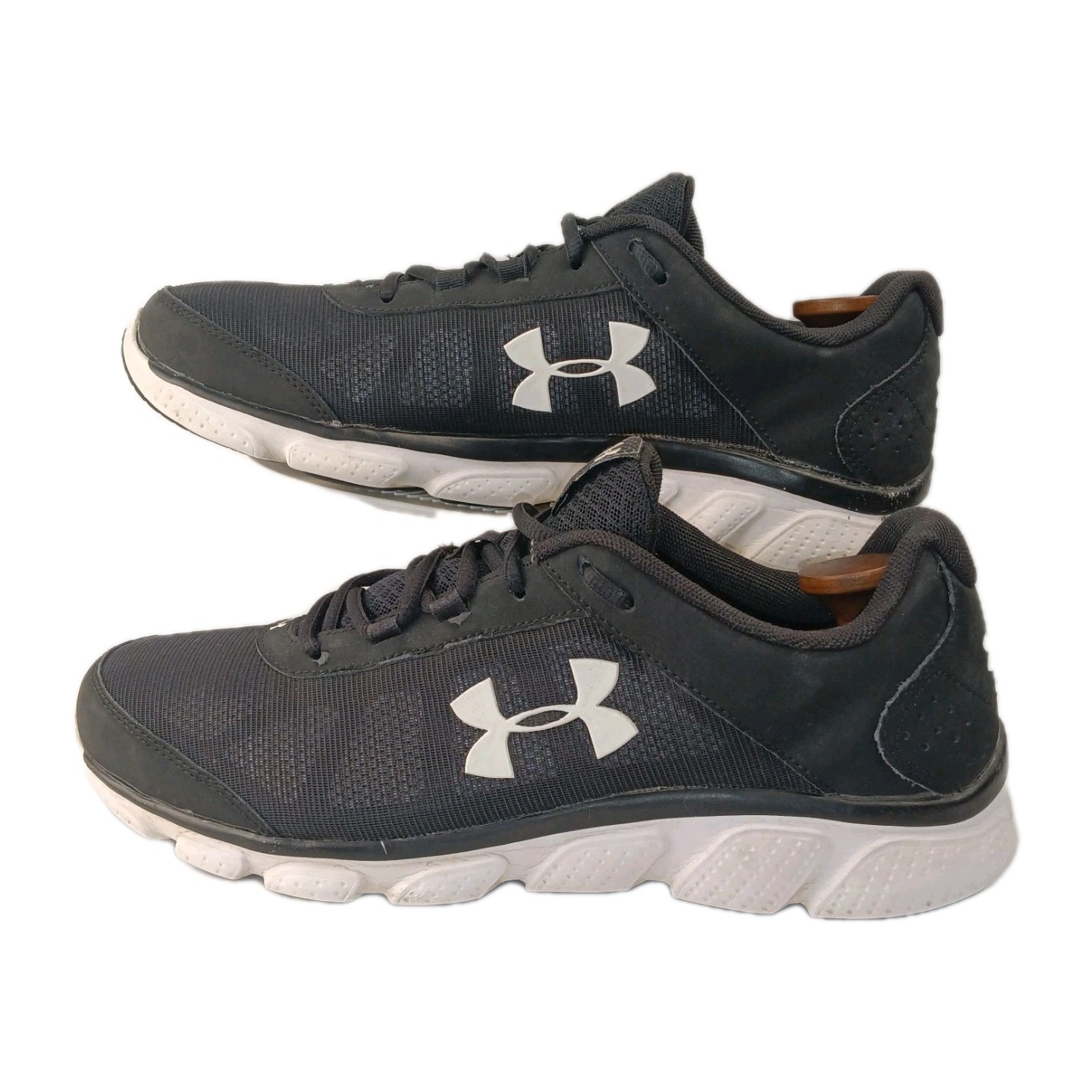 UNDER ARMOUR Micro G Assert 7 Mens 10.5 Running Shoes 3020673-001 Black
