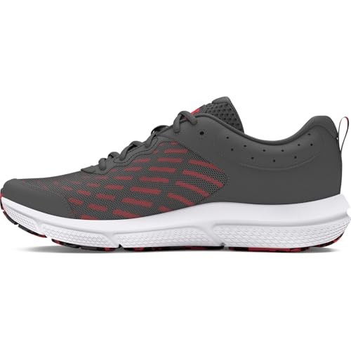 Under Armour Men’s Charged Assert 10 SHOES CASTLEROCK/RED SIZE 13 M
