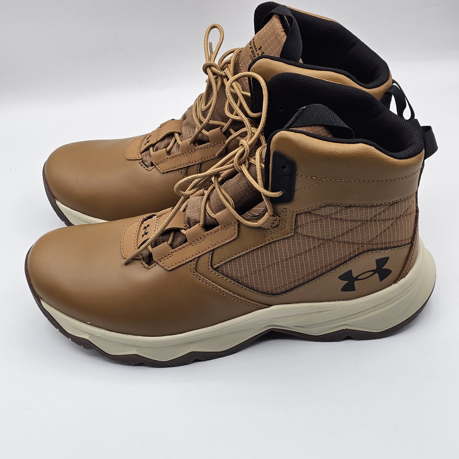 Under Armour Stellar Tac Tactical Boots Mens 11 Brown Slip Resistant Hiking