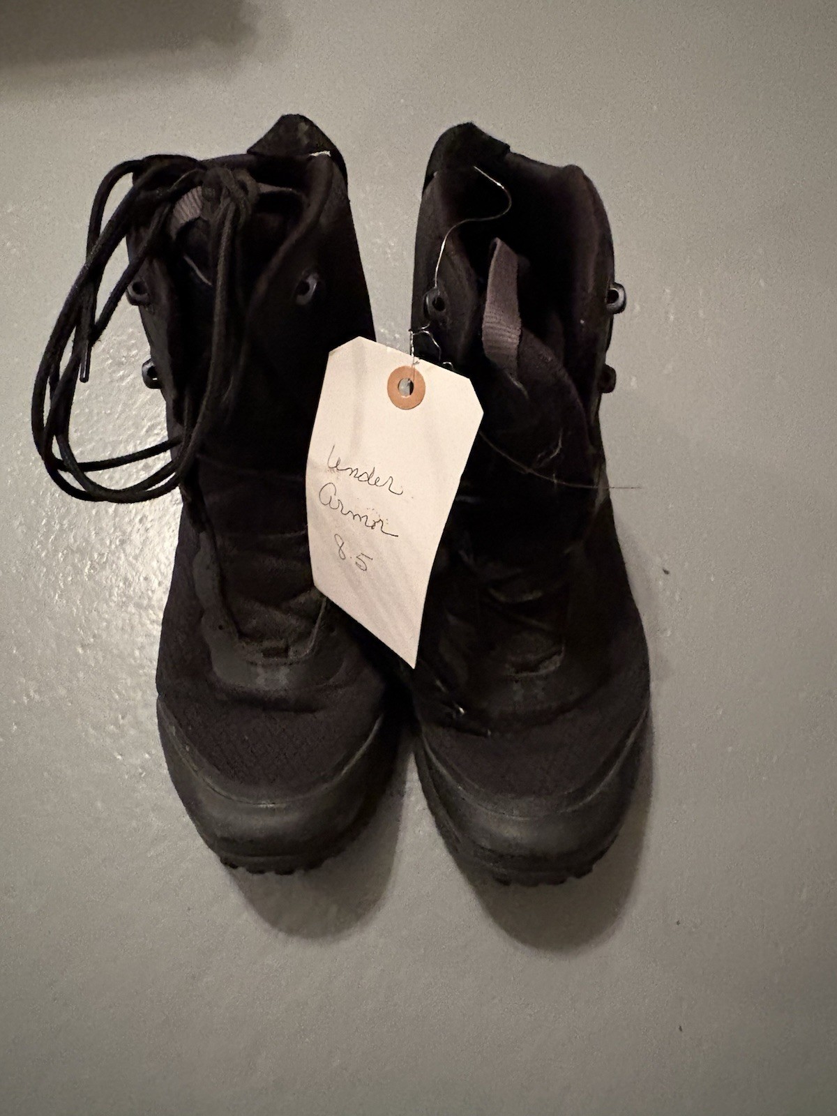 Under Armor Mens Boots Size 8.5 3023743 001 UA Micro G Valsetz Tactical Black