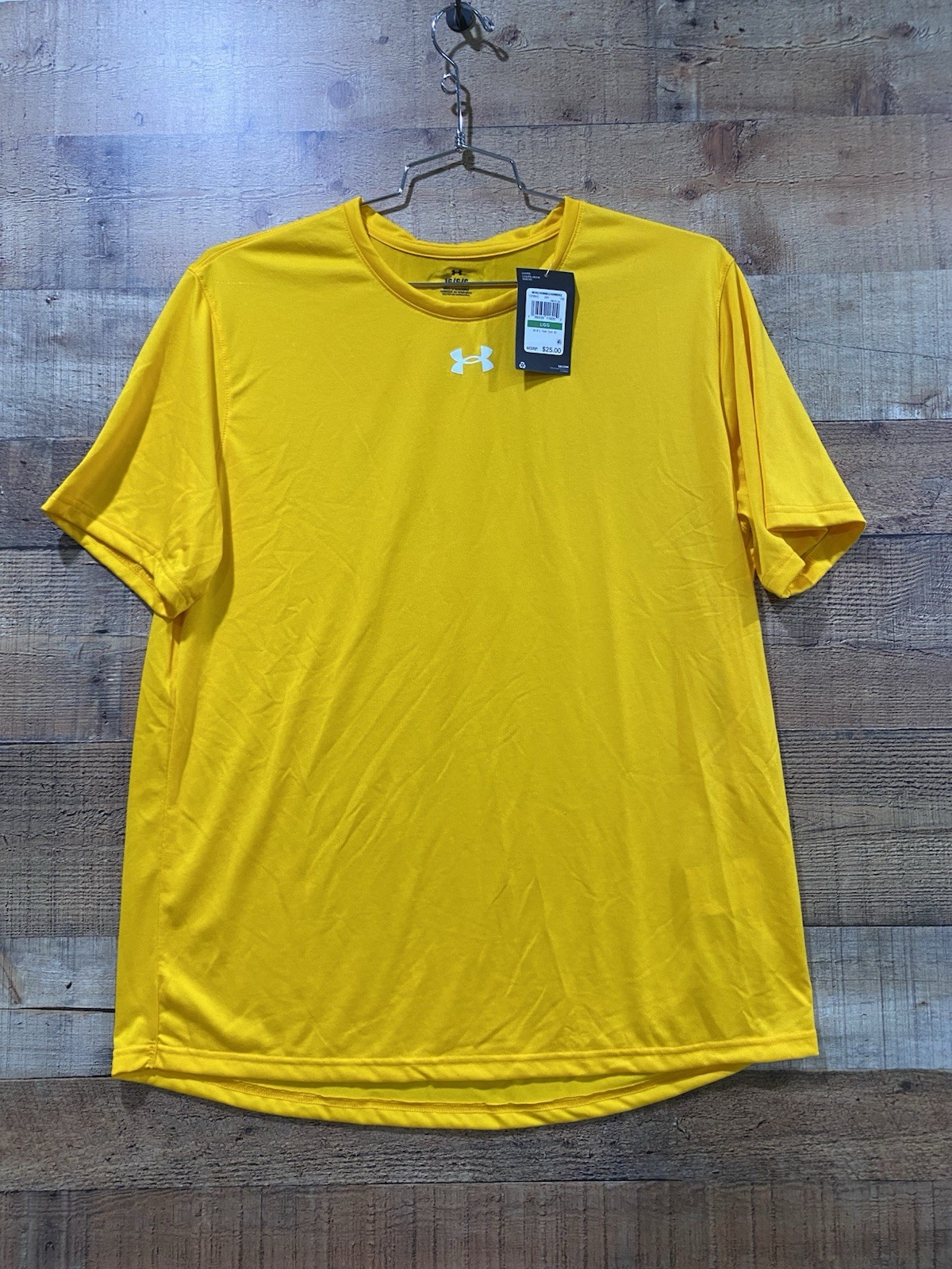 New With Tags Under Armour Gold Team Tech Tee Size Large