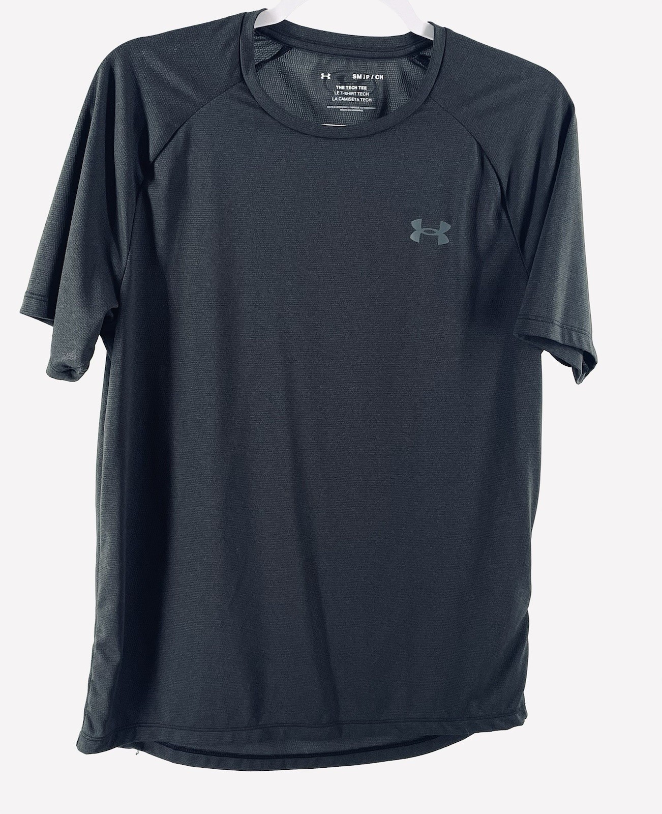 Under Armour Men’s Tech Tee Black Small Heatgear Short Sleeve Training Shirt
