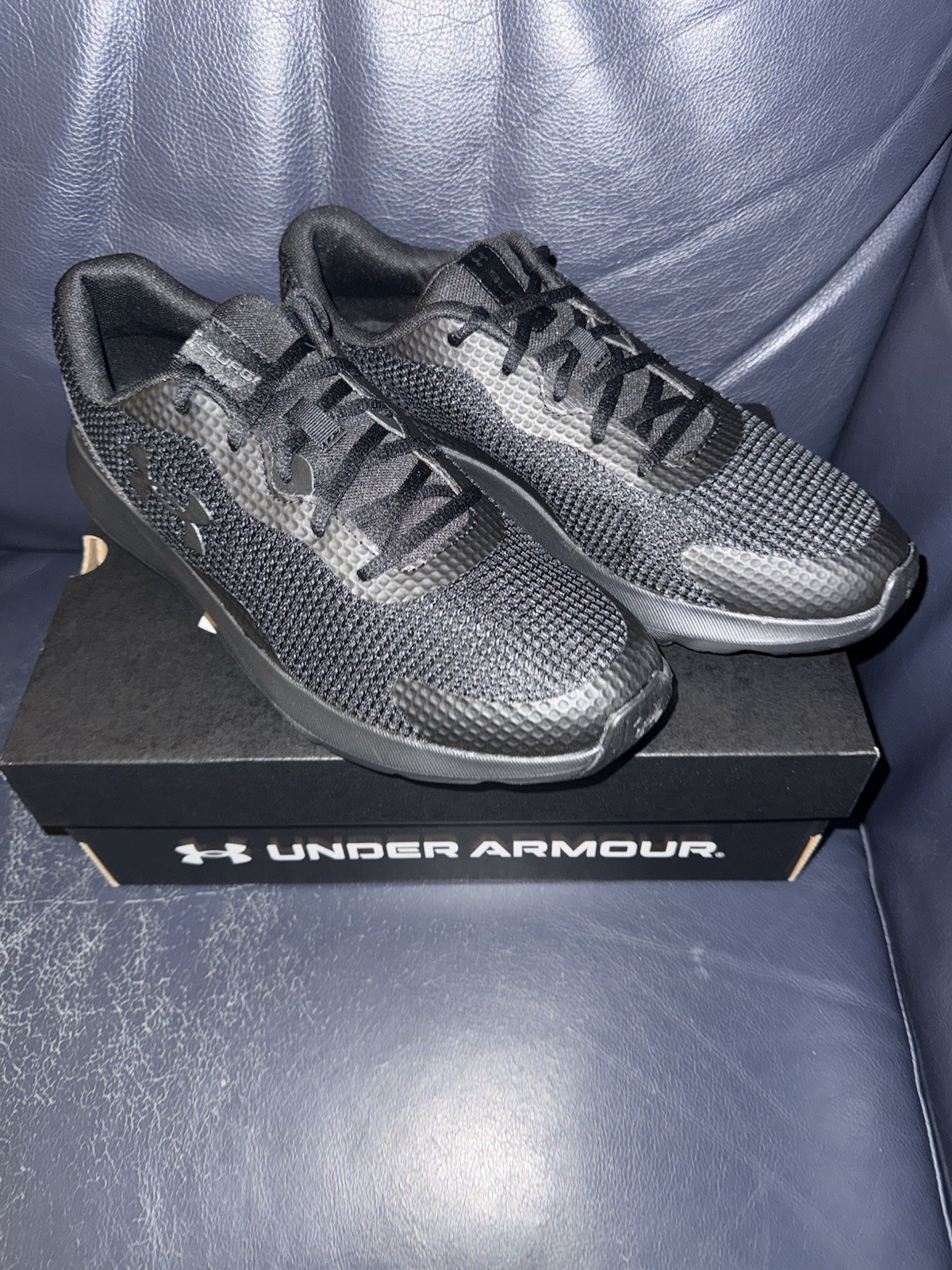 Mens 10 Under Armour Mens UA Surge 3 Running Shoes black 3024883-002 New w/ box