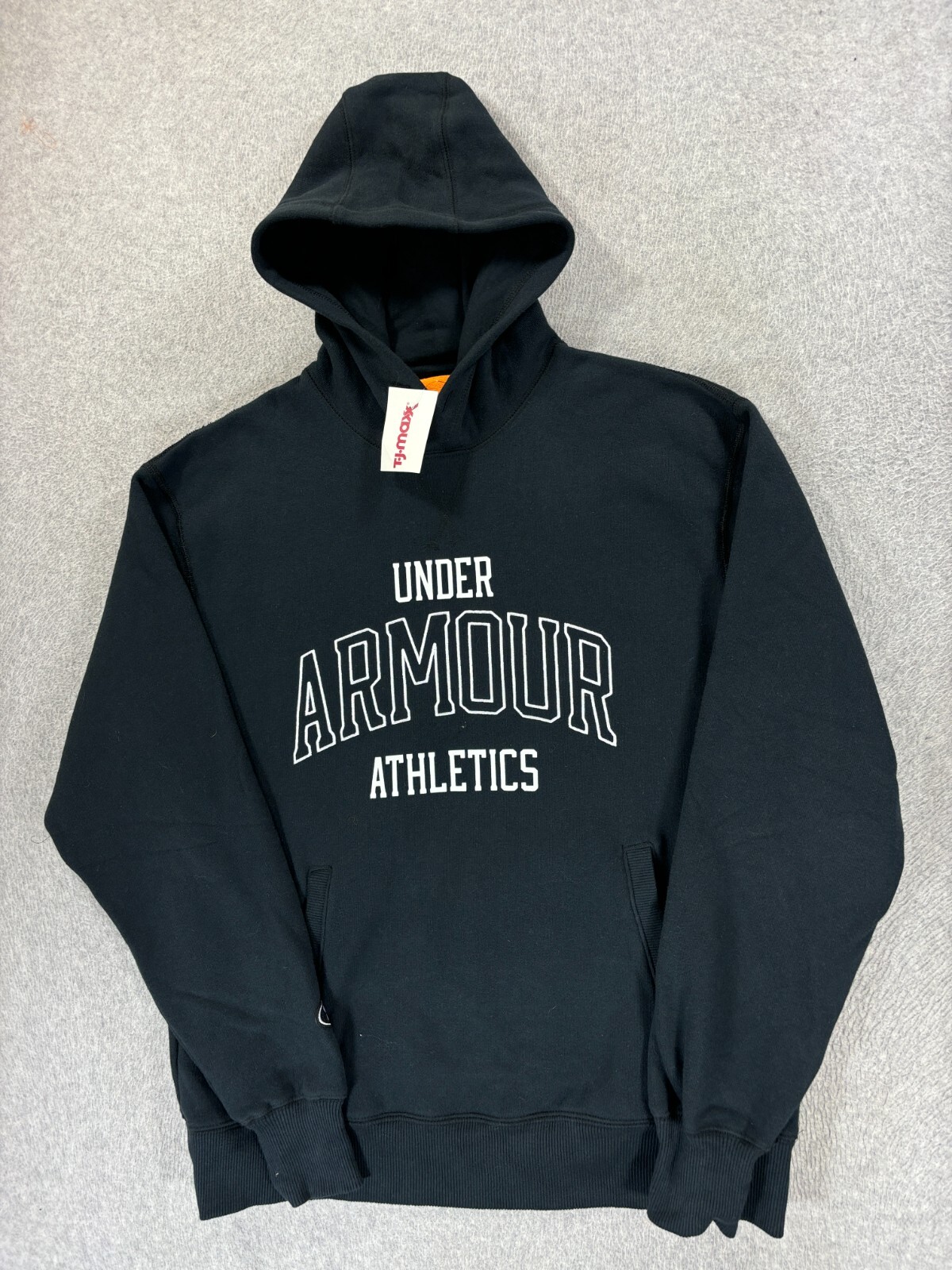NWT Under Armour Loose Fit Logo Hoodie Sweatshirt (Men’s Medium) Black