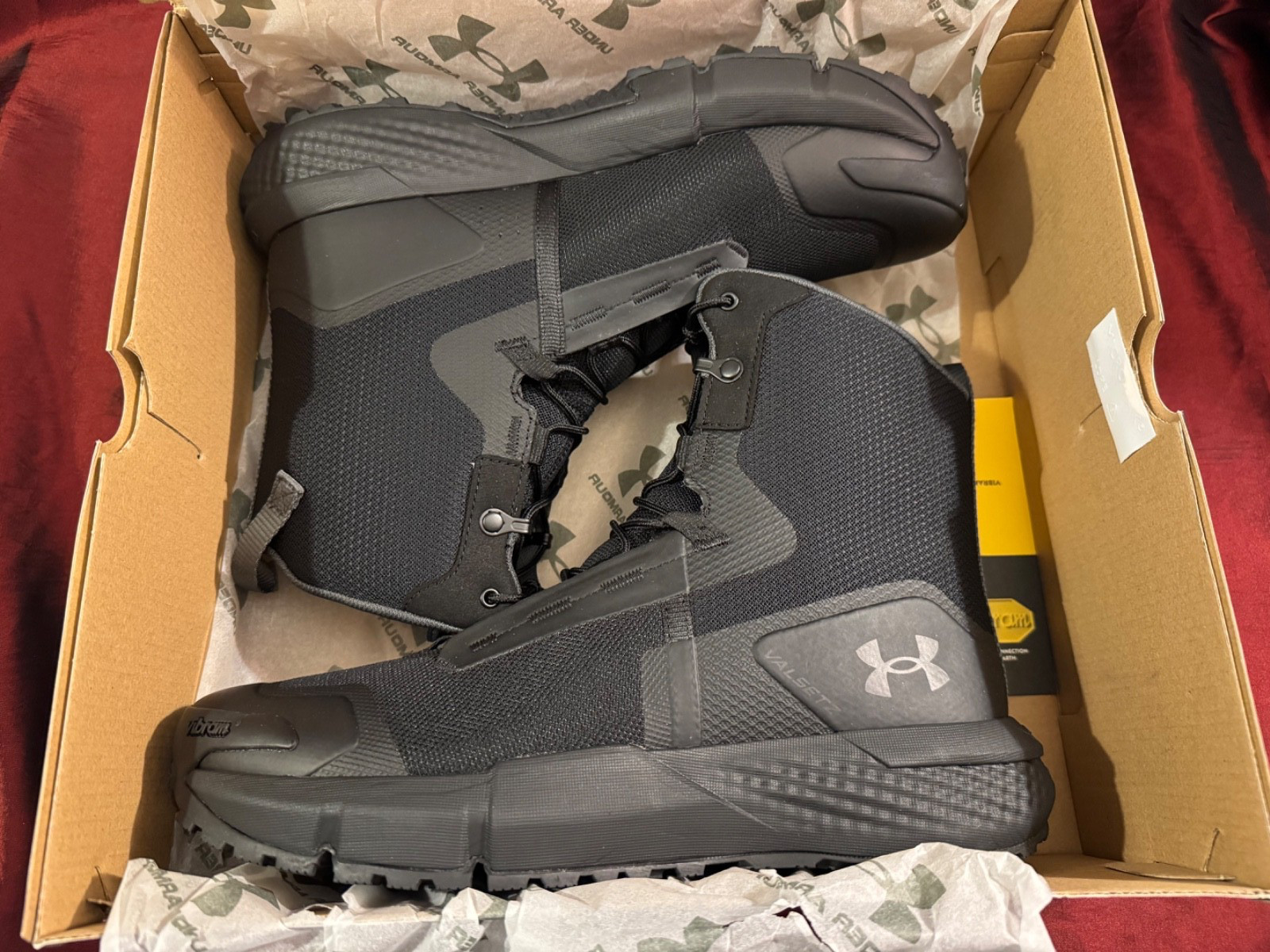 *Read* Under Armour UA Valsetz Charged Tactical 8″ Boot Mens 10.5 (No Side Zip)