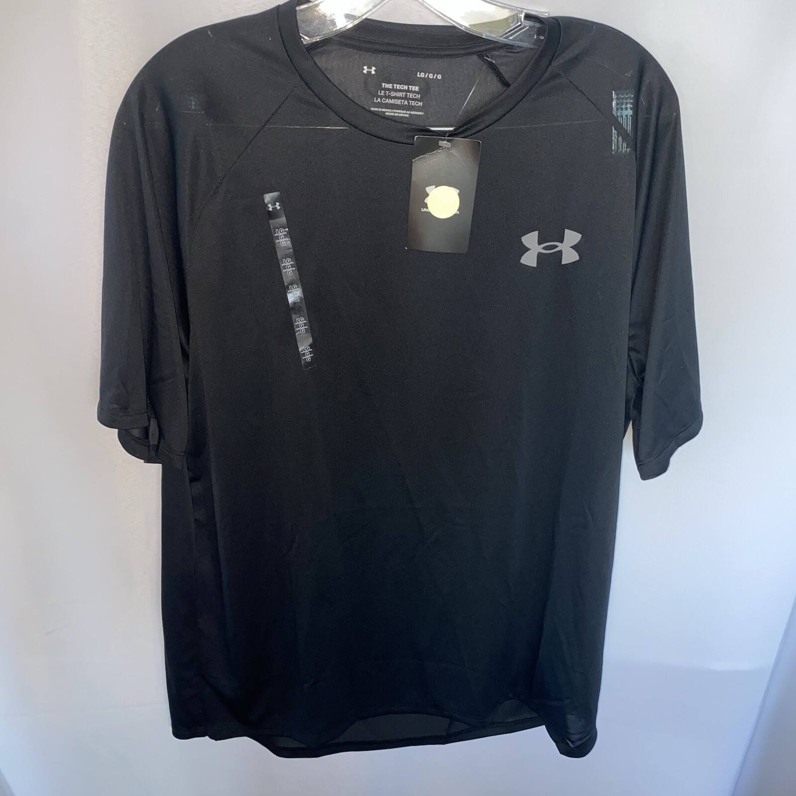 Under Armour UA Tech 2.0 Short Sleeve Shirt Men’s Large Black