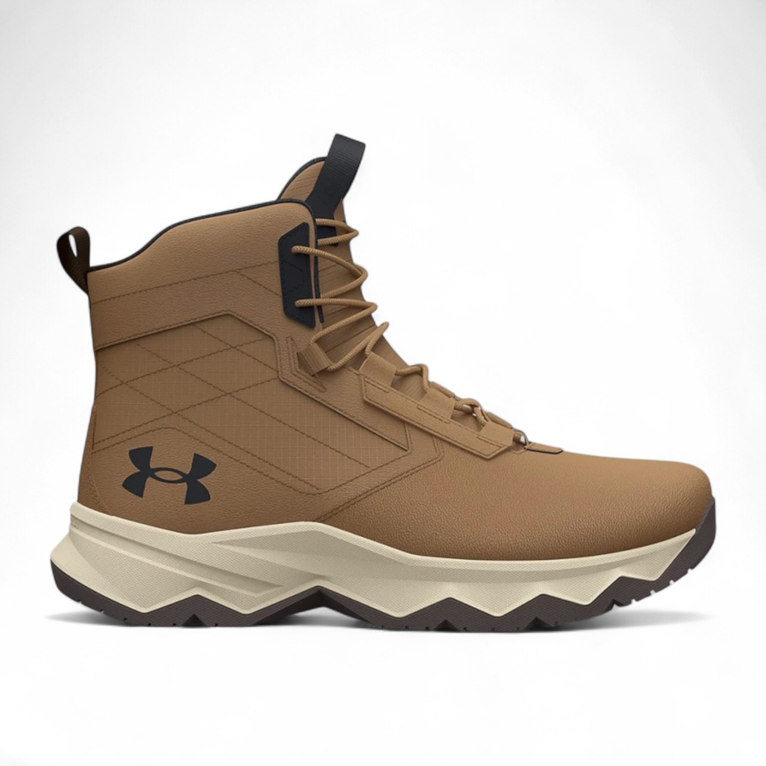 Under Armour UA Stellar G2 6″ Tactical Boots Mens 11.5 Utility Light Brown NEW
