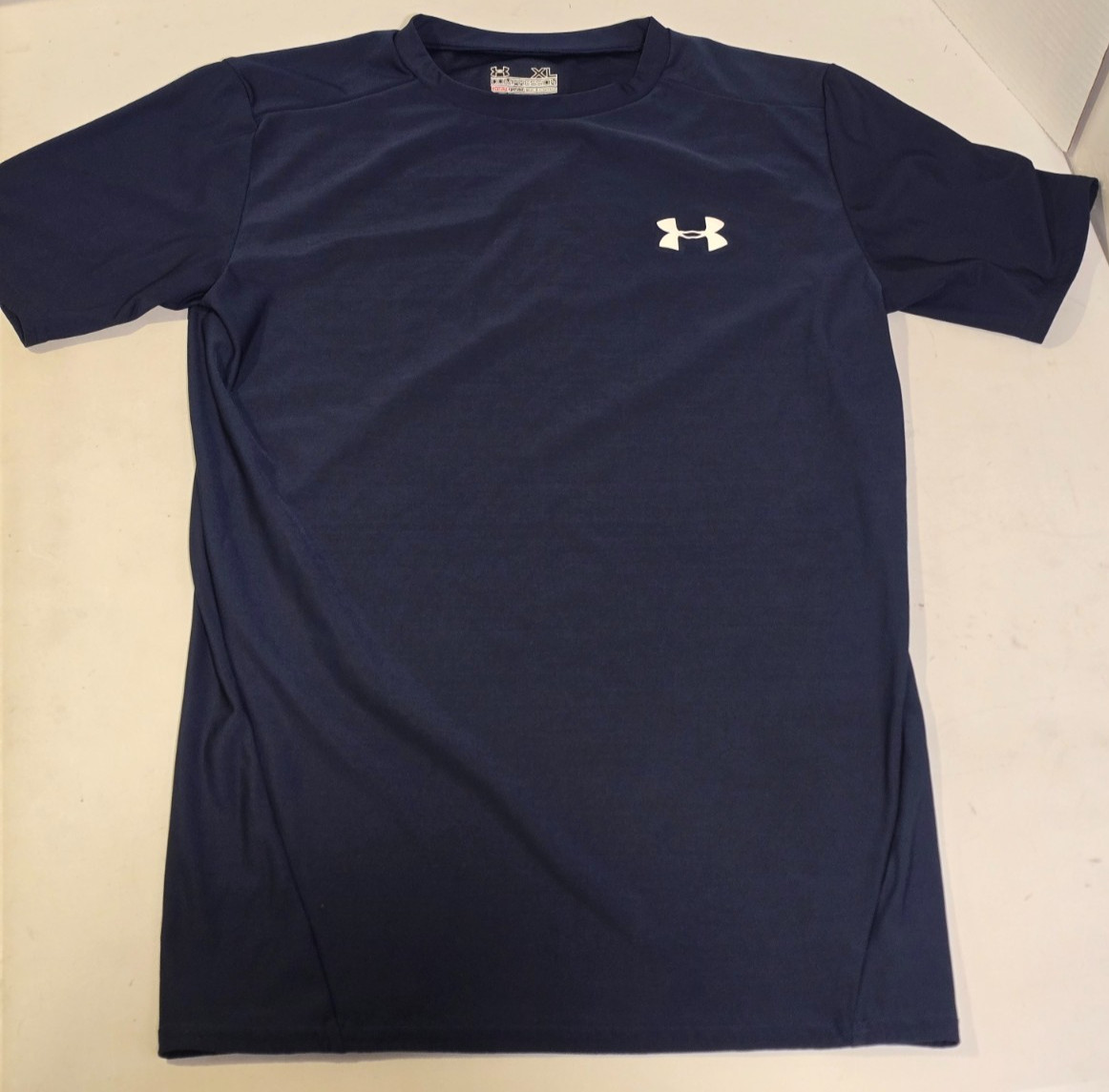 Under Armour HeatGear Compression Short-Sleeve XL Dark Blue  (Great Condition)