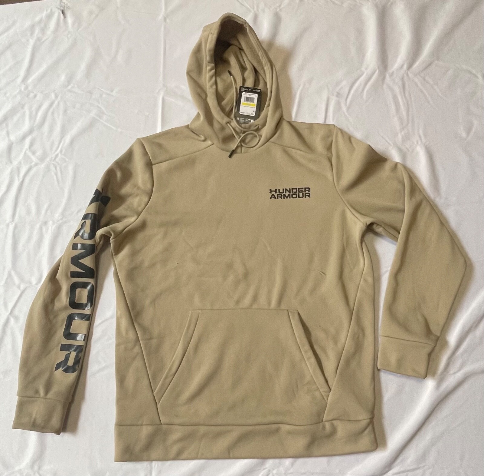 Under Armour Men’s Fleece Graphic Hoodie City Khaki / / Black. MEDIUM