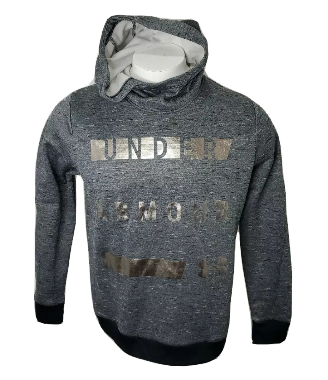 Under Armour Gray Hoodie Sweatshirt Outdoor Cold Gear Loose Mens Large