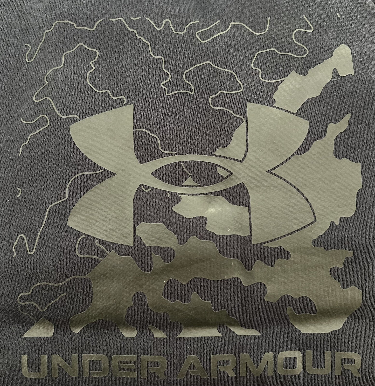 NEW Mens Under Armour Rival Fleece ColdGear Hoodie Box Logo Black CHOOSE M or L