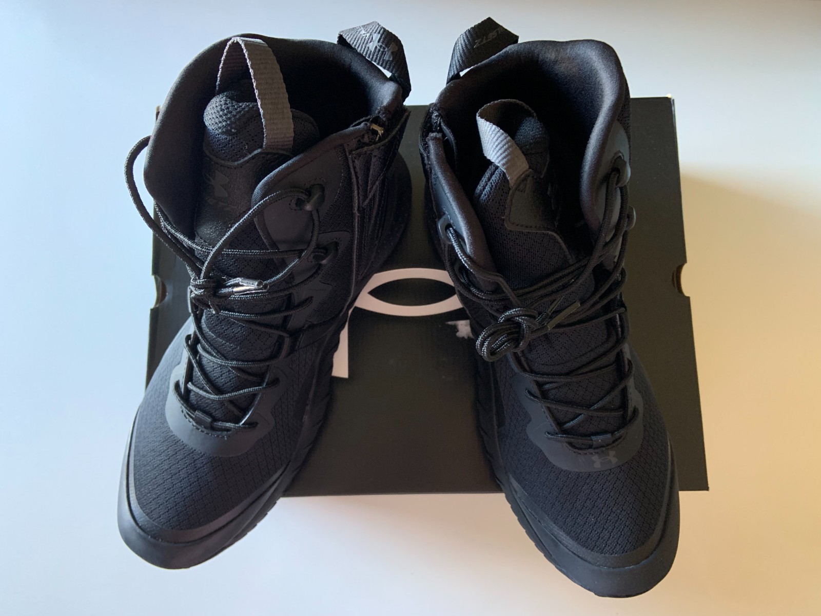 Under Armour 3023748-001 Micro G Valsetz Zip Men’s 10 Tactical Boots BLACK $140