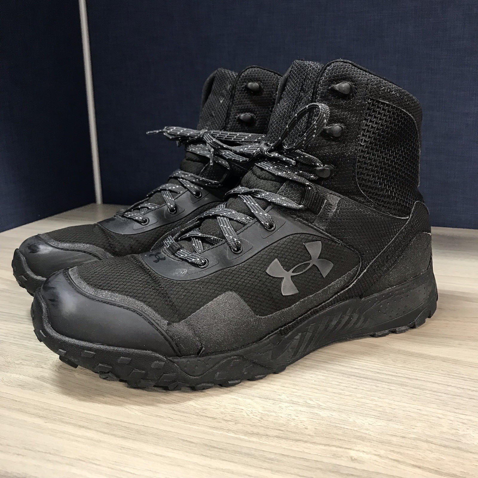 Under Armour Valsetz RTS 1.5 Tactical Boots Black Men Size 11.5 3021034-001 READ