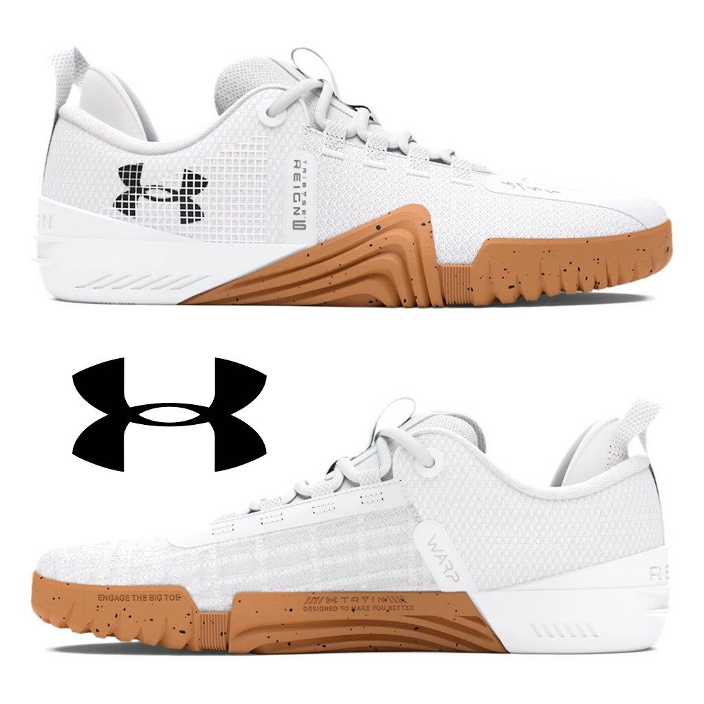 Under Armour Reign 6 Training Men’s Sneakers Running Shoes Sport White Gray