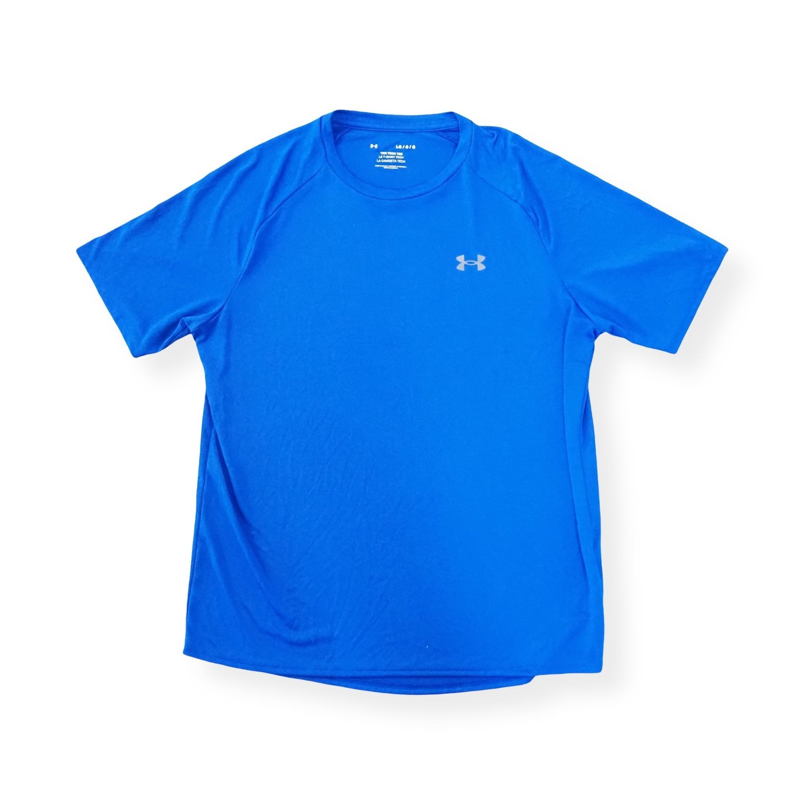 Under Armour UA The Tech Tee Performance Shirt Men’s L Blue Short Sleeve
