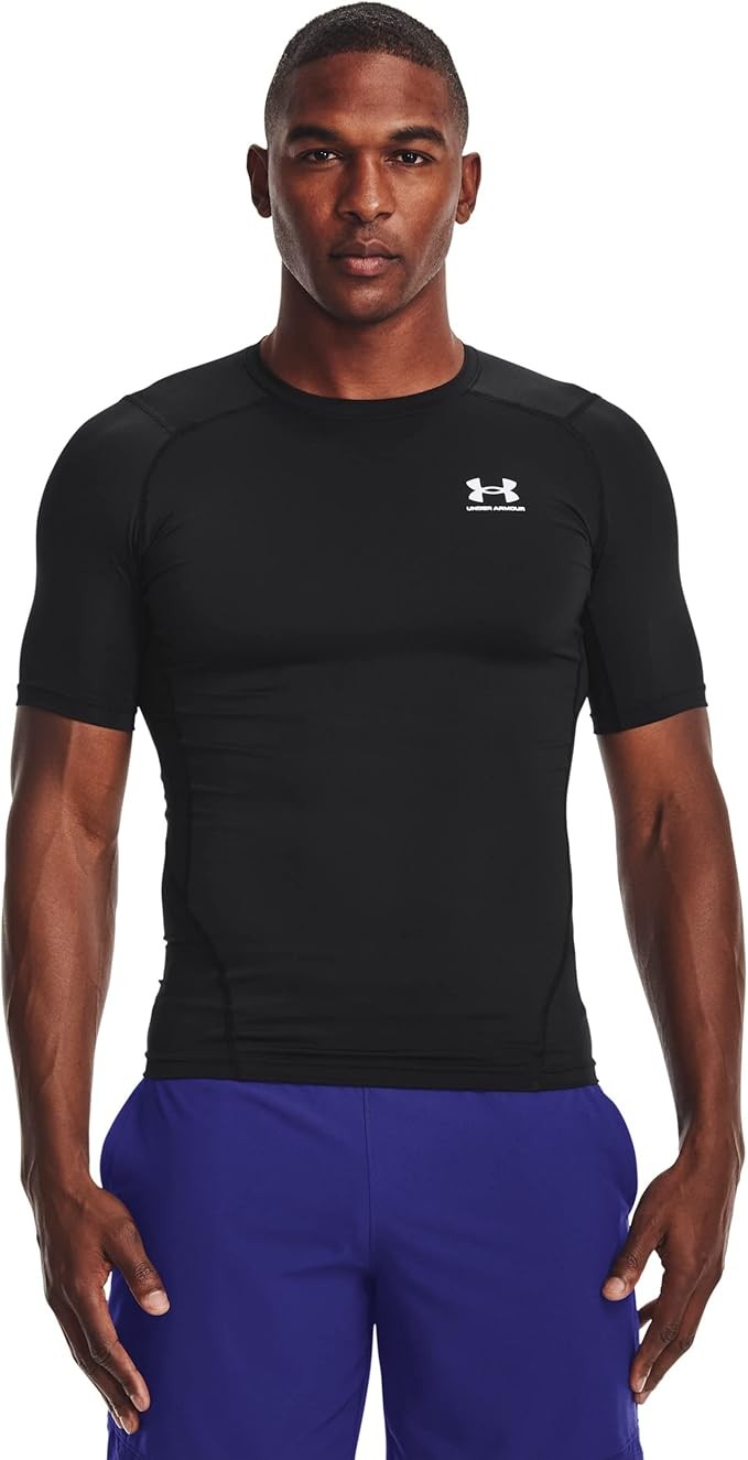 Under Armour Compression Short-Sleeve T-Shirt, Black, Small