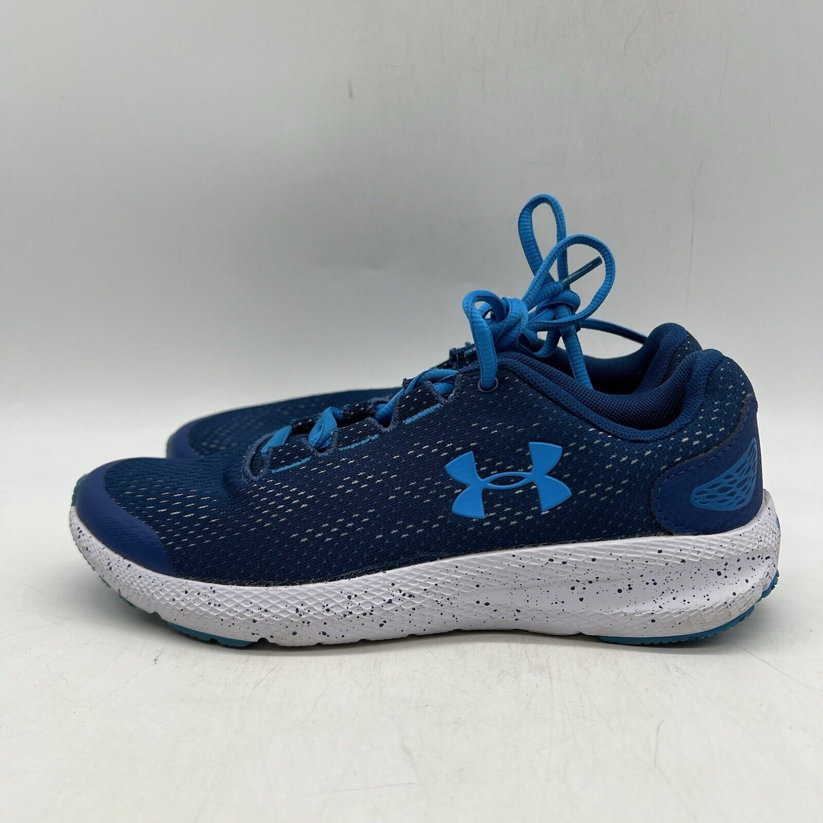 Under Armour Men’s Charged Pursuit 3 3022860-402 Blue Running Shoes Size 5.5Y