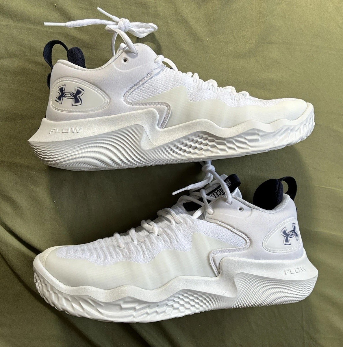 Under Armour Flow Ace Low Shoes Lightweight 3027084-101 Women 12 Mens 10.5