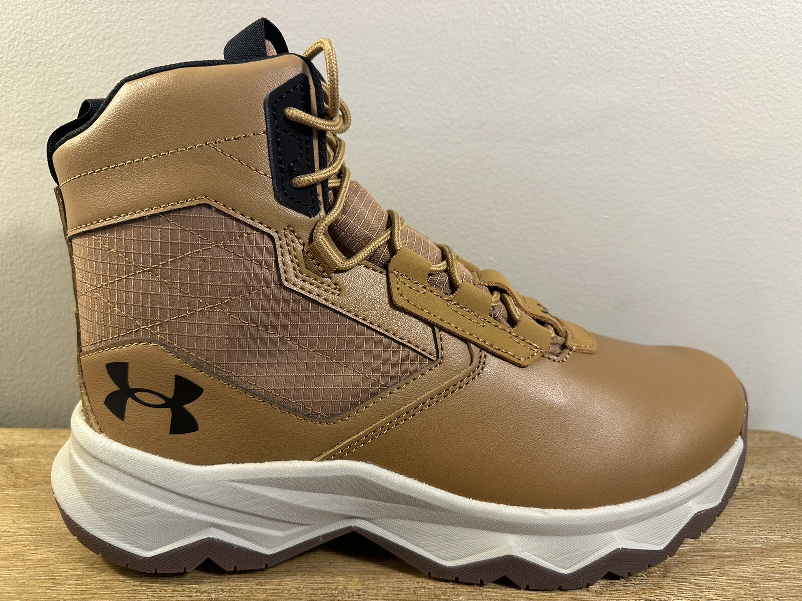 Under Armour UA Stellar G2 6″ Boots Men’s 9 Tactical Duty Hiking Tan 3025578 New