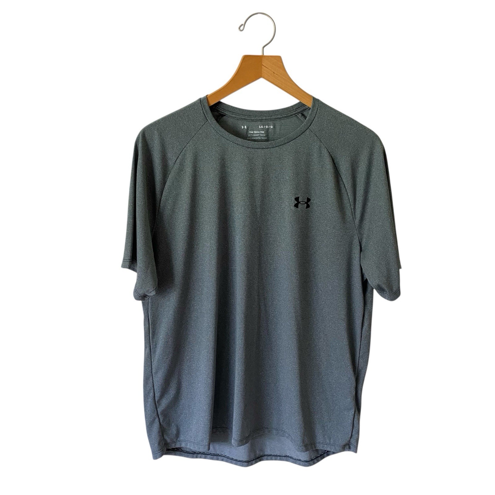 Under Armour Men’s Gray The Tech Tee T Shirt Size Large