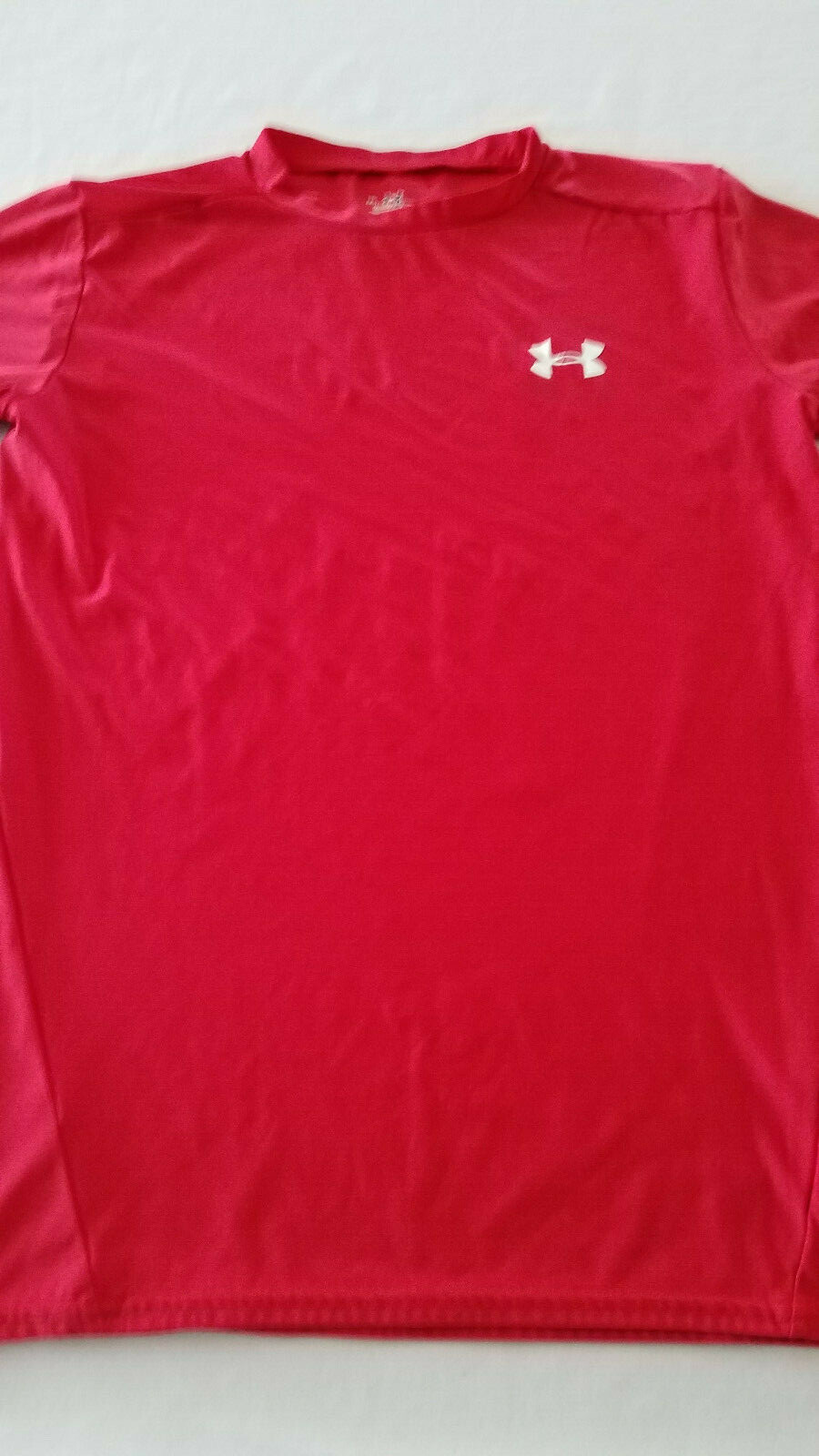Under Armour UA MENS XLARGE RED compression shirt short sleeve poly elastane