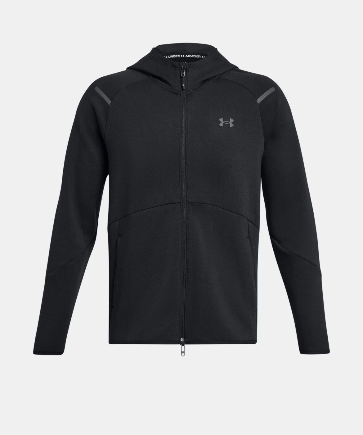 New Under Armour UA Unstoppable Fleece Men’s Full Zip Black Size XXL Retail $110
