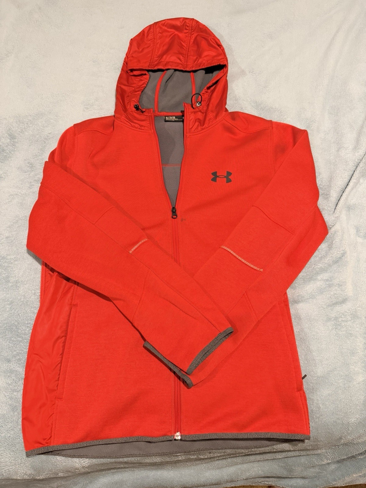 Under Armour Men’s UA Unstoppable Cinna Red Fleece Full-Zip Jacket Size XL