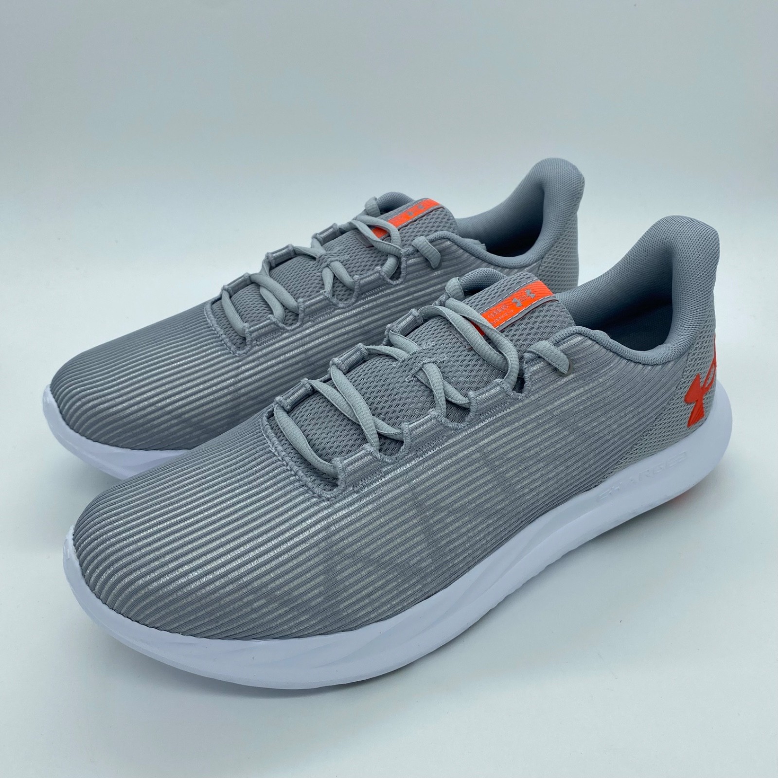 Under Armour Shoes UA Charged Speed Swift 3026999-011 Gray Orange Size 11 Mens